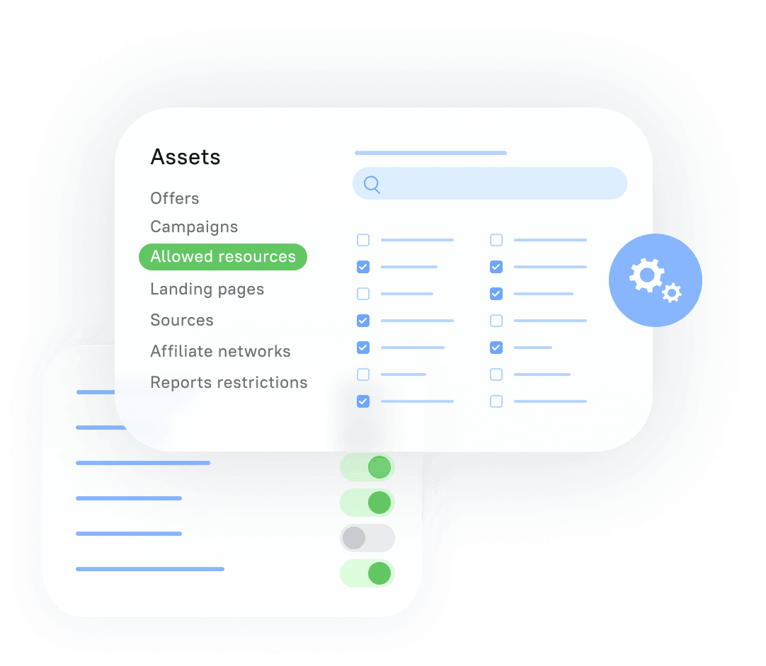 Teamwork with access levels configured for each role